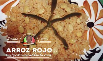 Receta de Arroz Rojo - Recetas de Sopas - Las Recetas de La Abuela